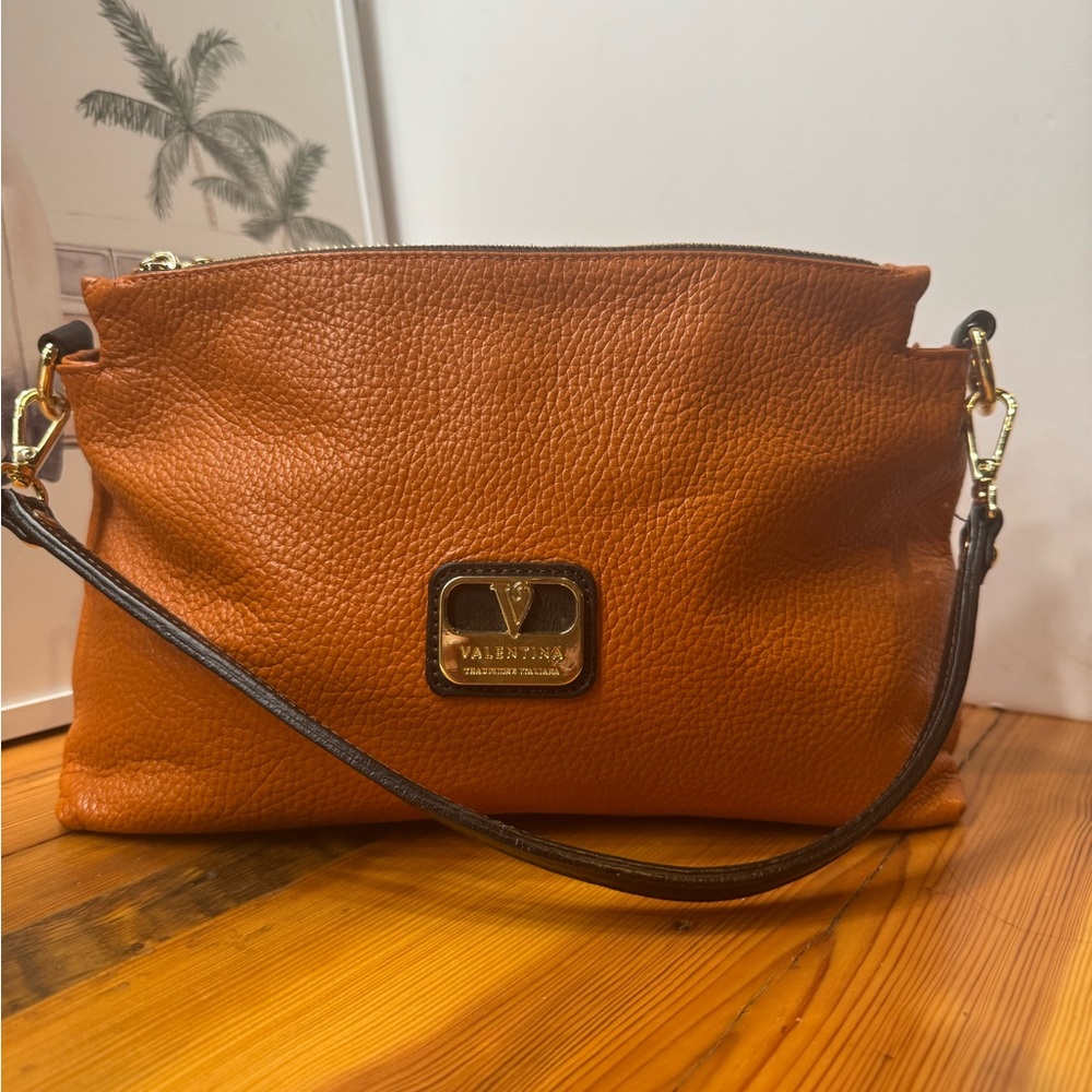 Valentina Tangerine made in Italy Bag - Picture 2 of 14